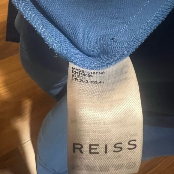 Reiss Eleni flutter sleeve dress size 2 - Picture 15 of 16